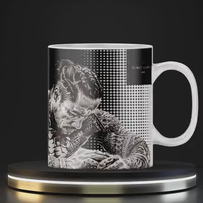 Animated mockup of the mug