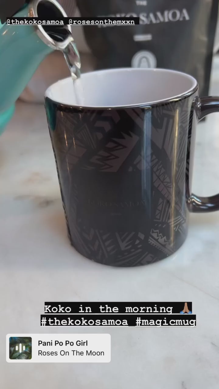 Load video: Heat Reactive 325ml Mug - Islands - AU/NZ