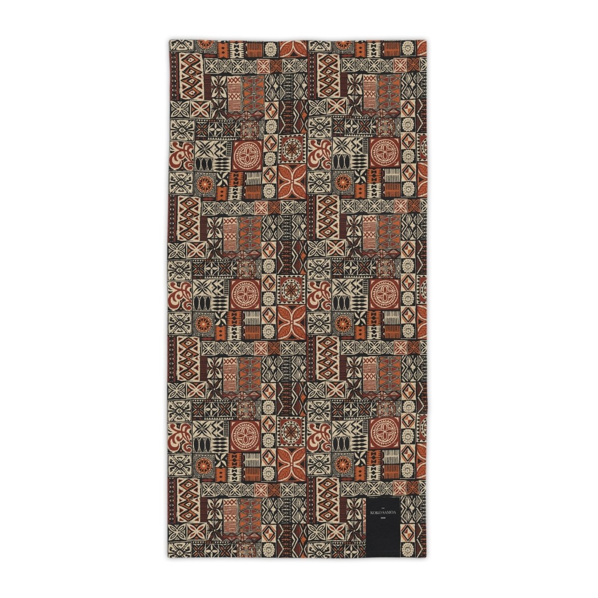 TerryBack™ Boho Towels by Prima Printing, face towel with colorful Elei design, measuring 46x69 cm, ideal for home decor.