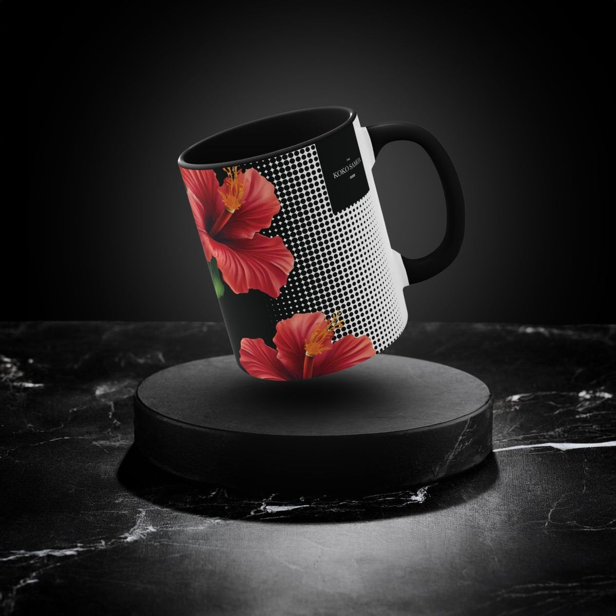Black LimaLuxe™ 325ml mug featuring a sleek design, ideal for hot beverages in AU/NZ.