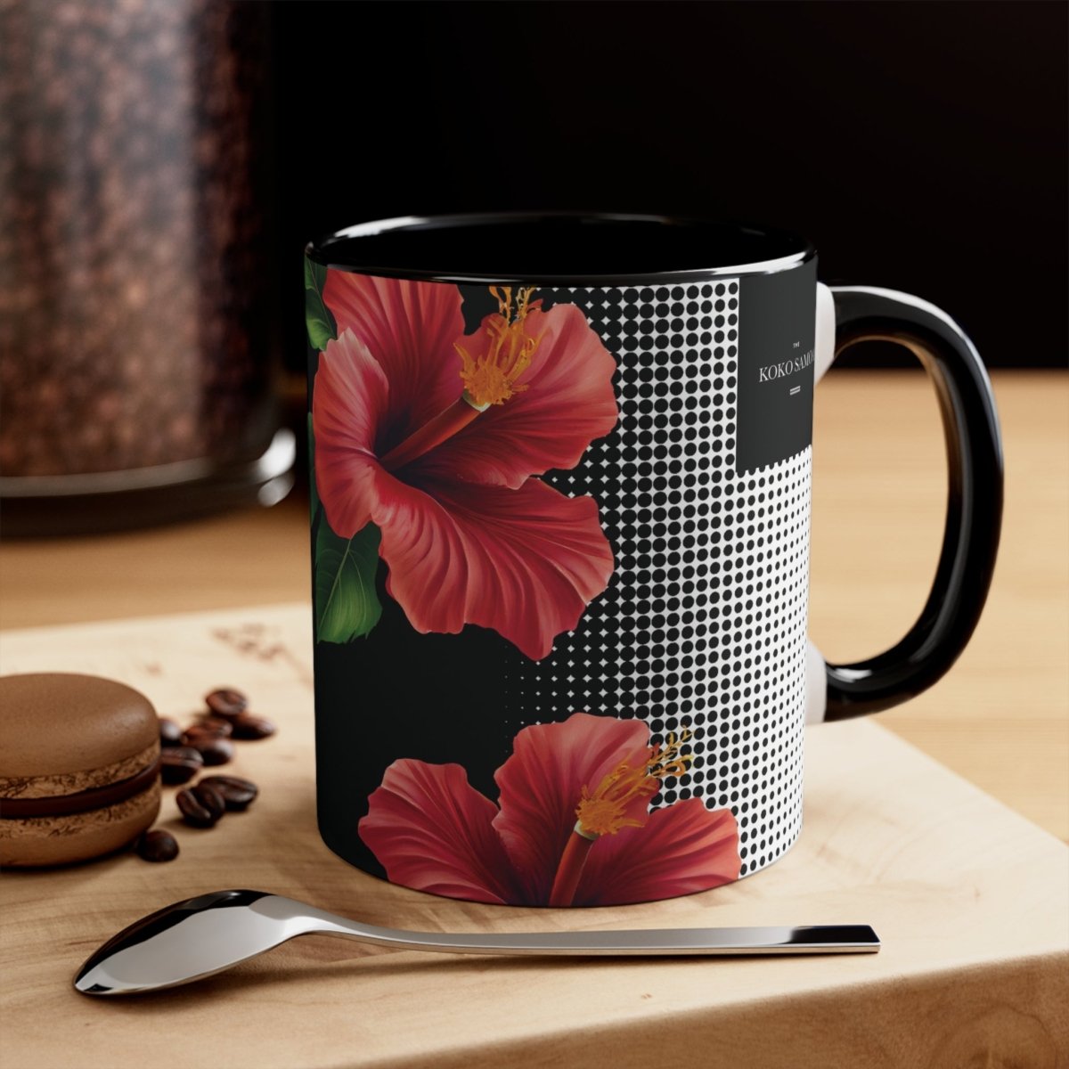 Black LimaLuxe™ 325ml mug featuring a sleek design, perfect for hot beverages in AU/NZ.