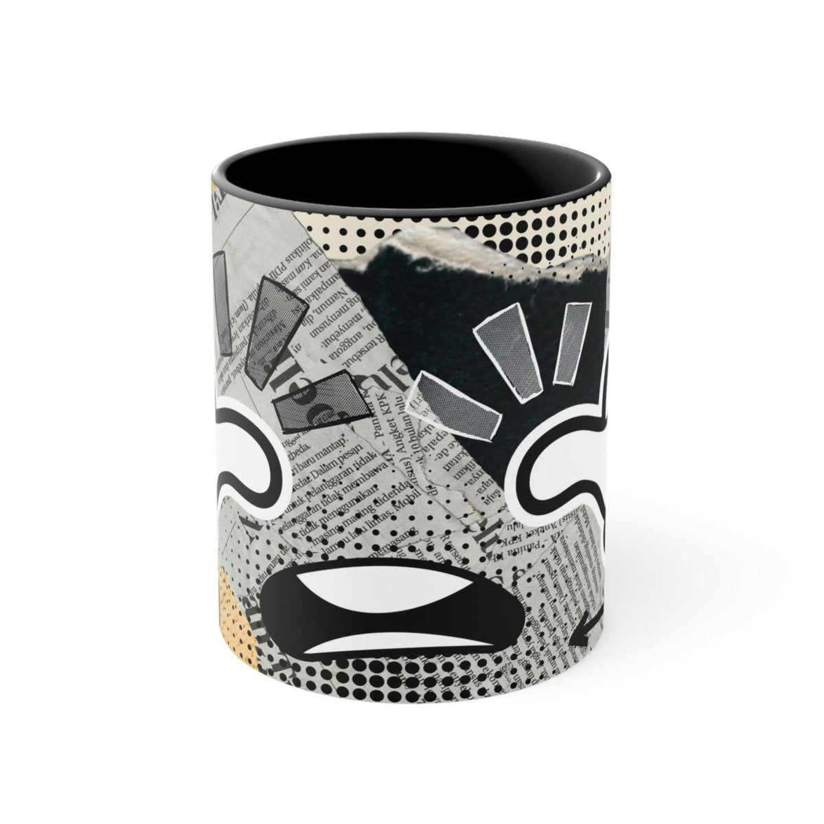 Black LimaLuxe™ 325ml mug by Prima Printing with "Look At Fiapoko" design, perfect for AU/NZ mug collection.