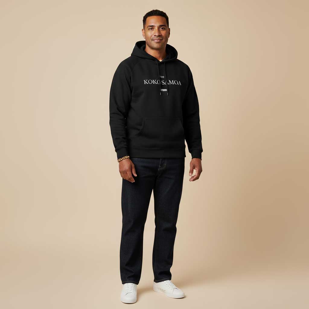 Black IslandSoft™ Hoodie from The Print Bar, premium classic hoodie in XS to 2XL, featuring a comfortable, casual fit.