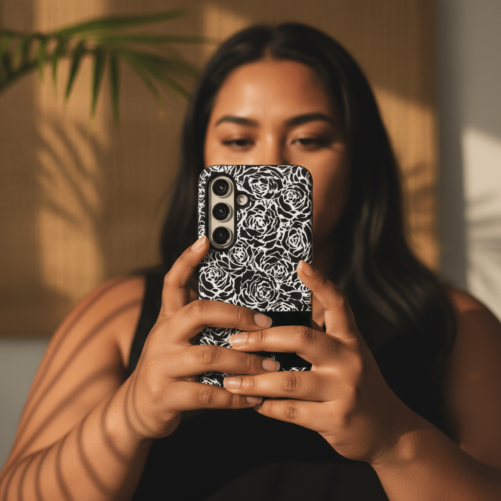 Samsung Tough Phone Case by WOYC featuring Faleasiu Nights design, durable protection for Samsung smartphones.
