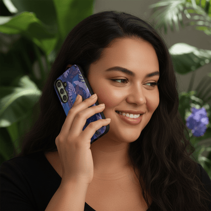 Samsung Tough Phone Case - Lavender Palms - AU/NZ/USA - The Koko Samoa