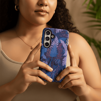 Samsung Tough Phone Case - Lavender Palms - AU/NZ/USA - The Koko Samoa
