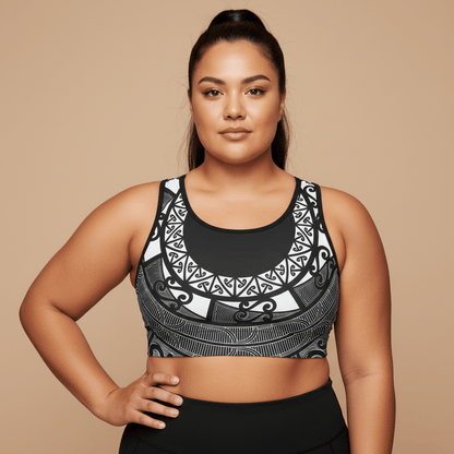 Seamless Sports Bra - Māori - AU/NZ/USA - The Koko Samoa