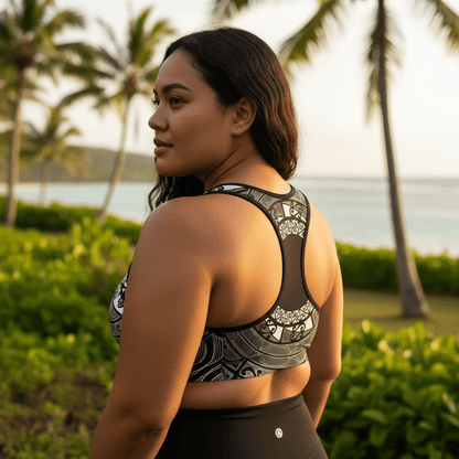 Seamless Sports Bra - Māori - AU/NZ/USA - The Koko Samoa
