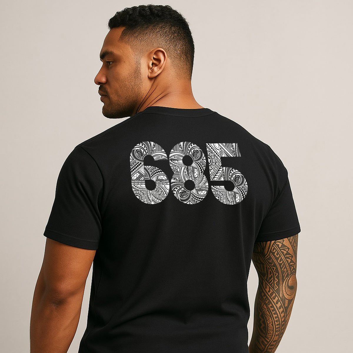 soft unisex tee with the 685 print, The Koko Samoa