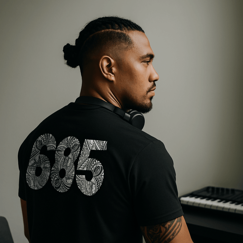 soft unisex tee with the 685 print, The Koko Samoa
