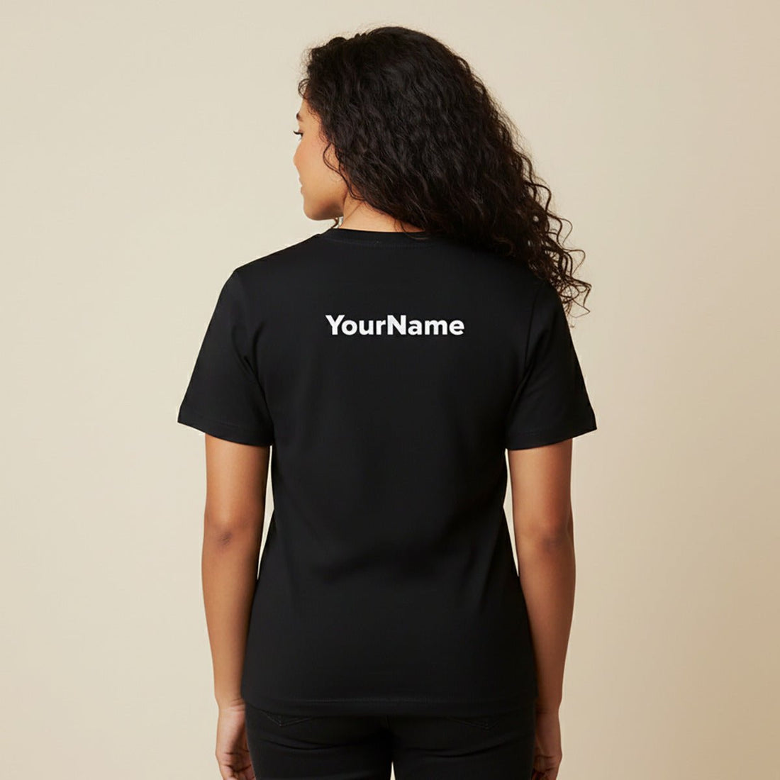 Soft unisex personalised tee by The Print Bar featuring "Exclaim" design, made for AU/NZ customers, casual and comfortable fit.