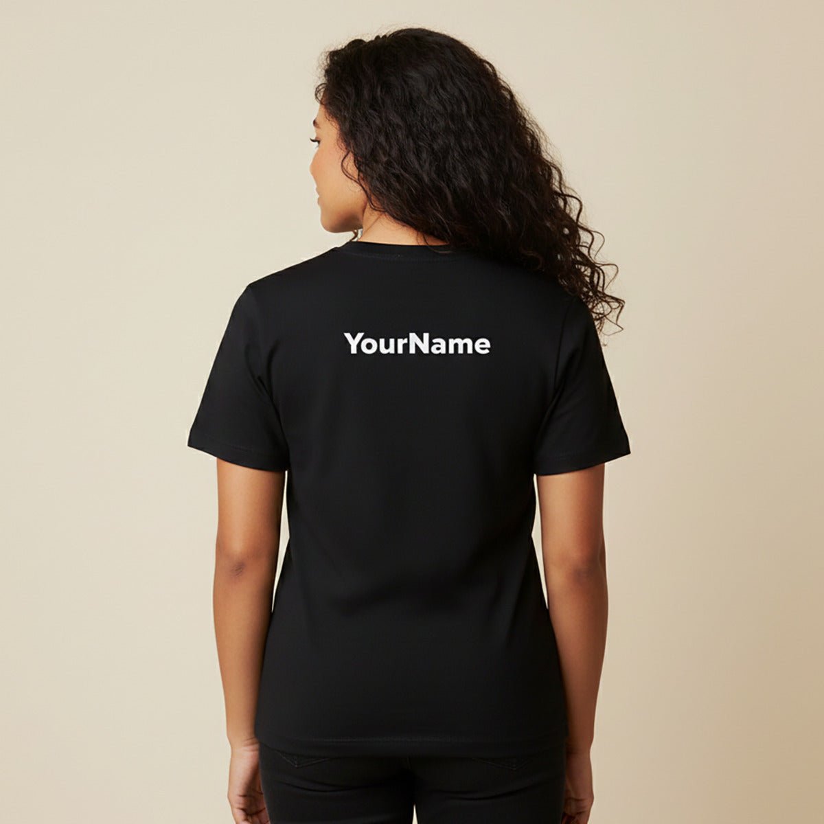 Soft unisex personalised tee by The Print Bar featuring "Exclaim" design, made for AU/NZ customers, casual and comfortable fit.