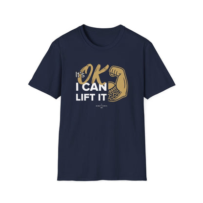 Soft unisex "I Can Lift It" personalized tee by The Print Bar, featuring comfortable fabric and custom text design.