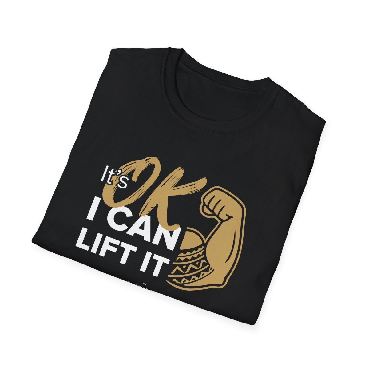 Soft unisex "I Can Lift It" personalized tee from The Print Bar, featuring comfortable fabric and custom design in AU/NZ.