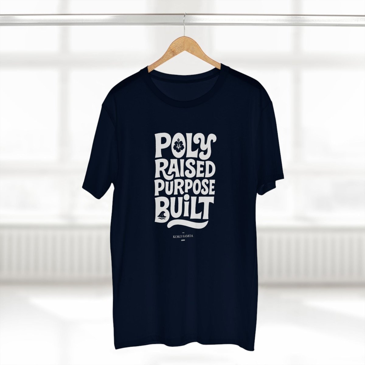 Unisex soft poly-raised personalized T-shirt from The Print Bar, featuring custom design on light fabric.