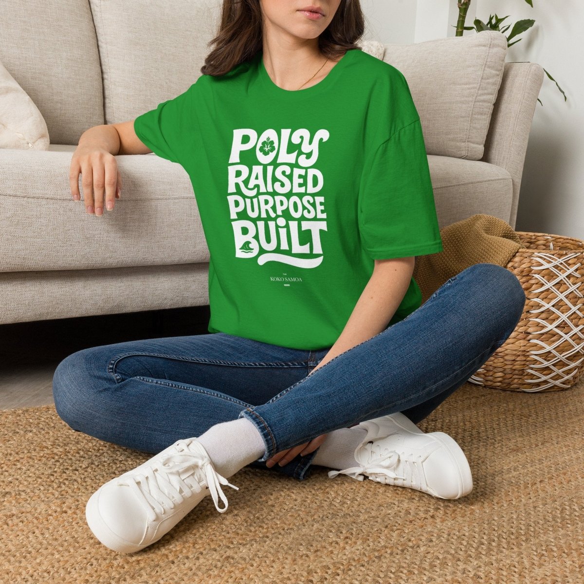 Poly Raised tee, The Koko Samoa