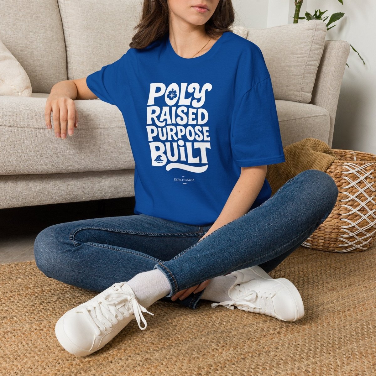 Poly Raised tee, The Koko Samoa