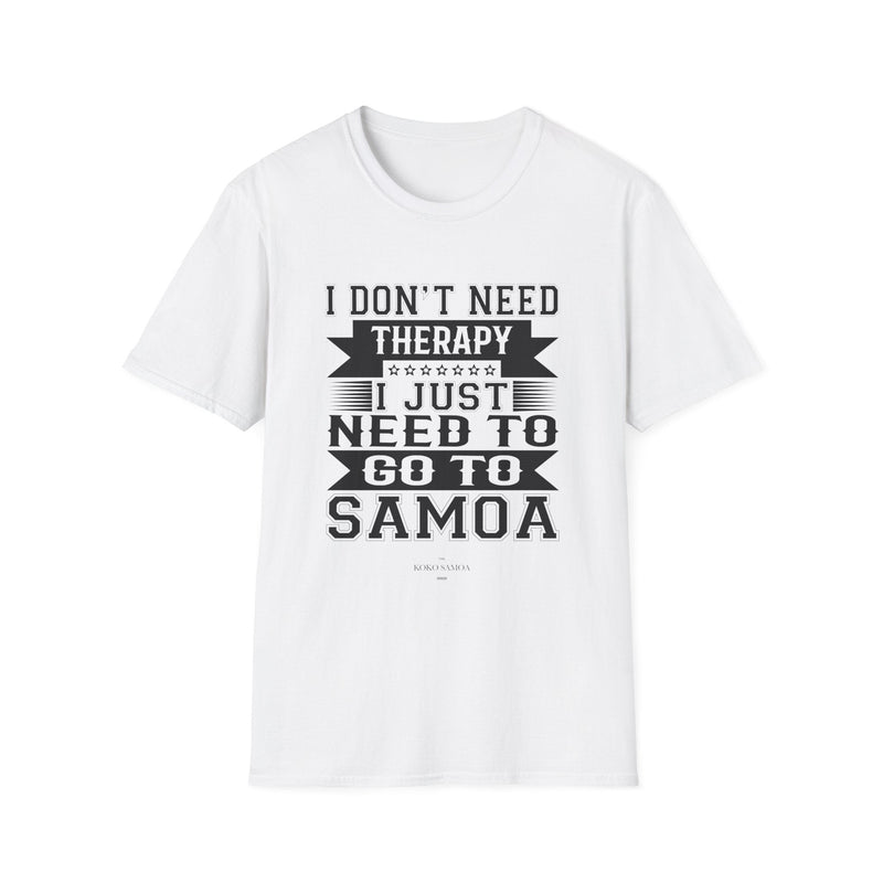 Soft Unisex Tee - Samoan Therapy - AU/NZ - The Koko Samoa