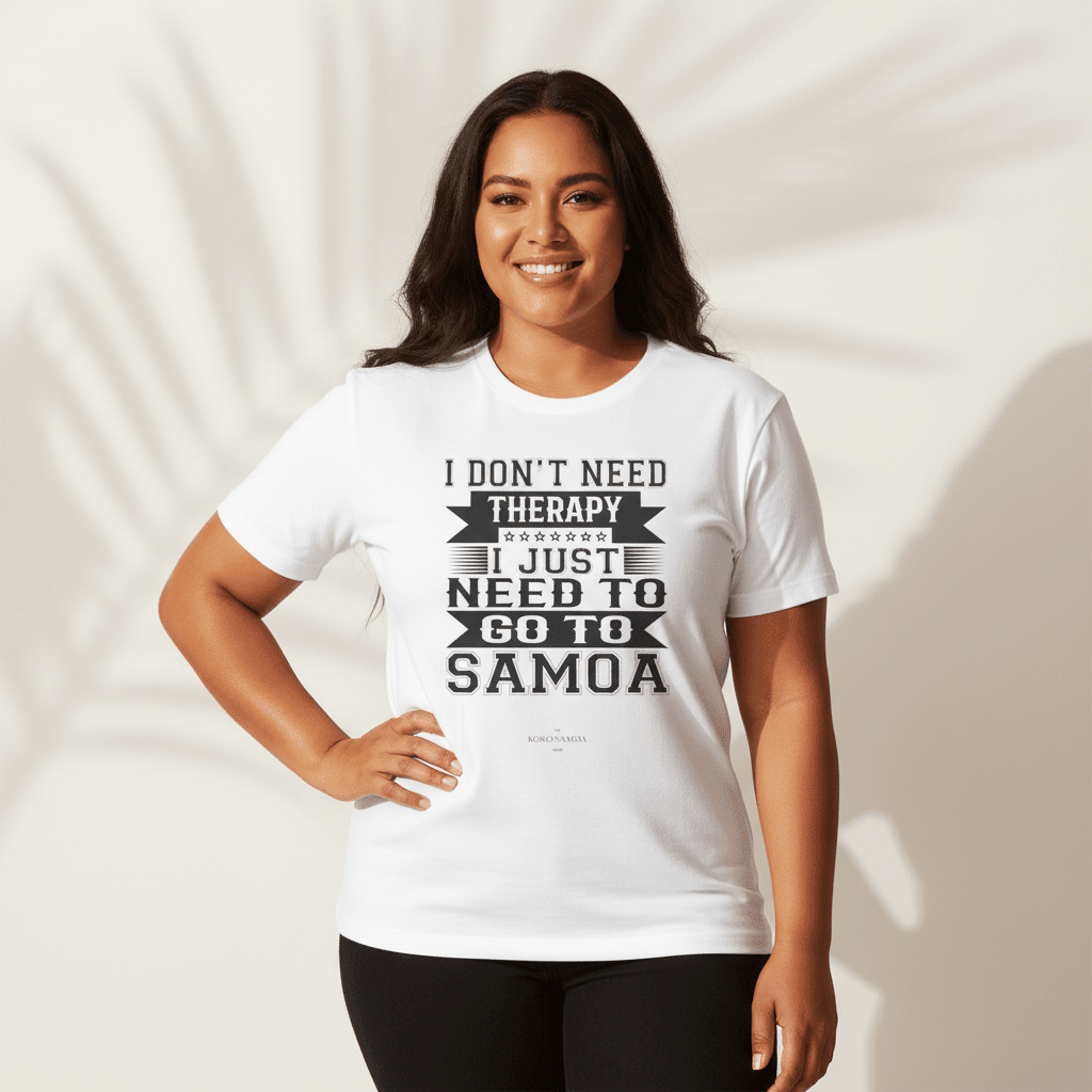 Soft Unisex Tee - Samoan Therapy - AU/NZ/USA - The Koko Samoa