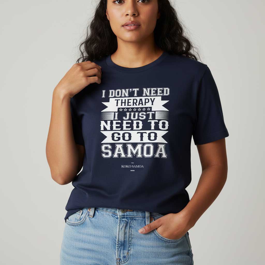 Soft Unisex Tee - Samoan Therapy - AU/NZ/USA - The Koko Samoa