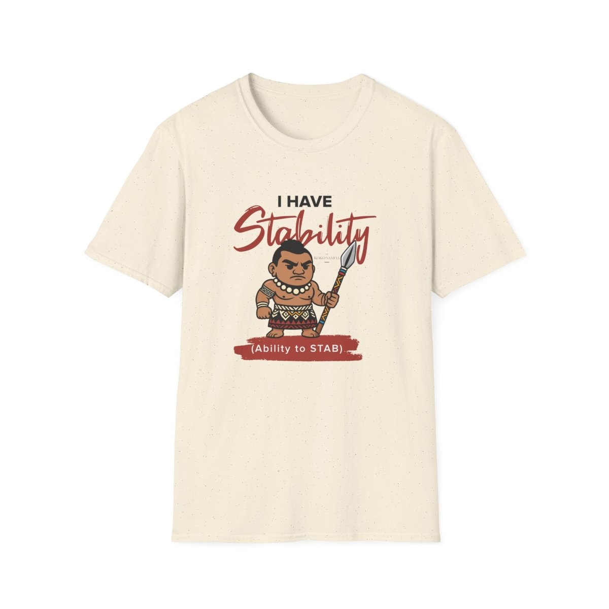 Soft Unisex Tee - Stability - Personalised - AU/NZ - The Koko Samoa