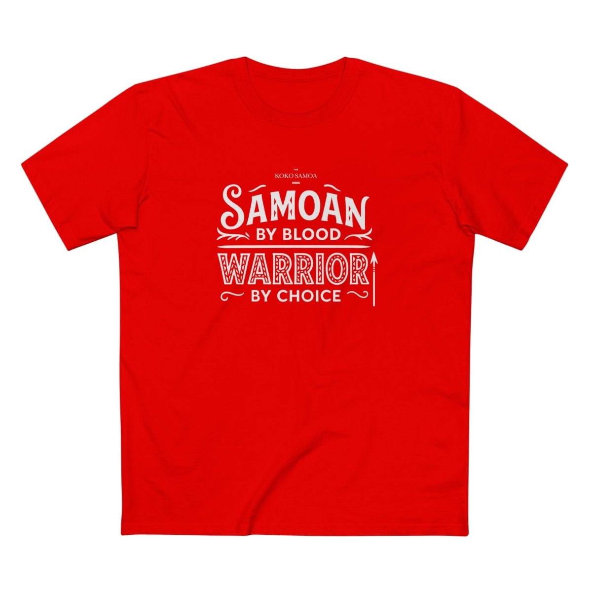 Personalised unisex soft tee featuring Warrior by Choice design from The Print Bar, showcasing comfortable fabric and vibrant print.