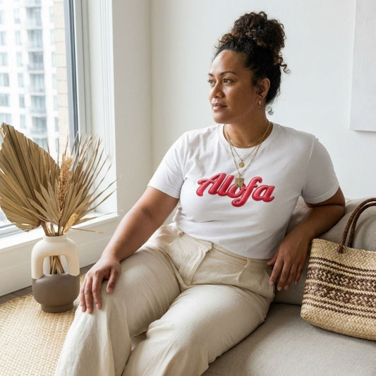 Soft Women's Maple Tee - Alofa - AU/NZ/USA - The Koko Samoa