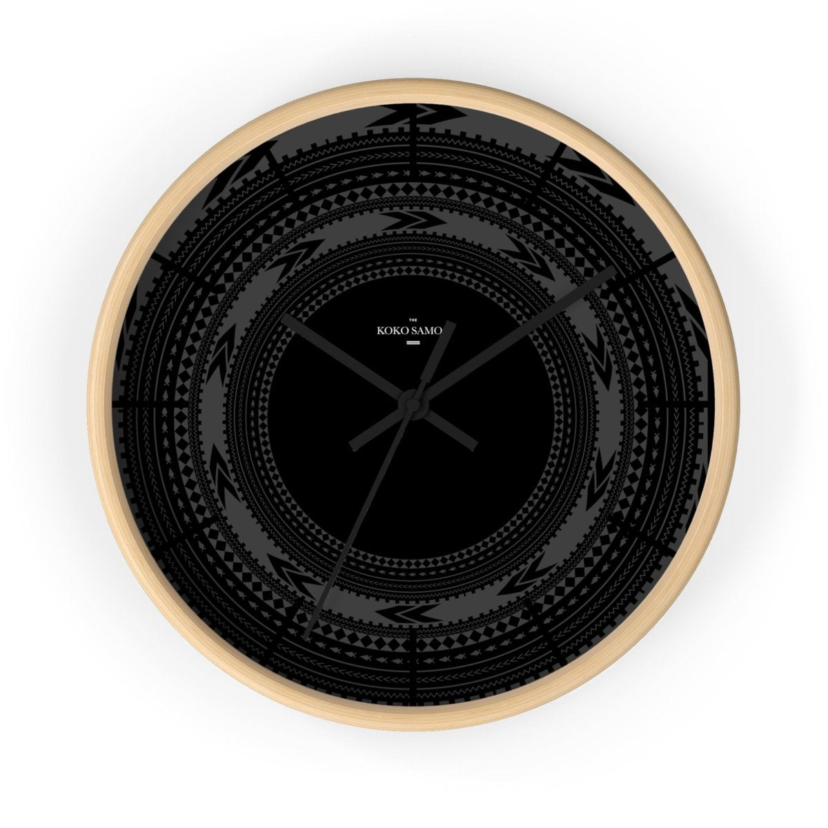 Wall Clock - Black Pea - AU/NZ/USA - The Koko Samoa