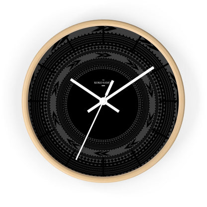 Wall Clock - Black Pea - AU/NZ/USA - The Koko Samoa