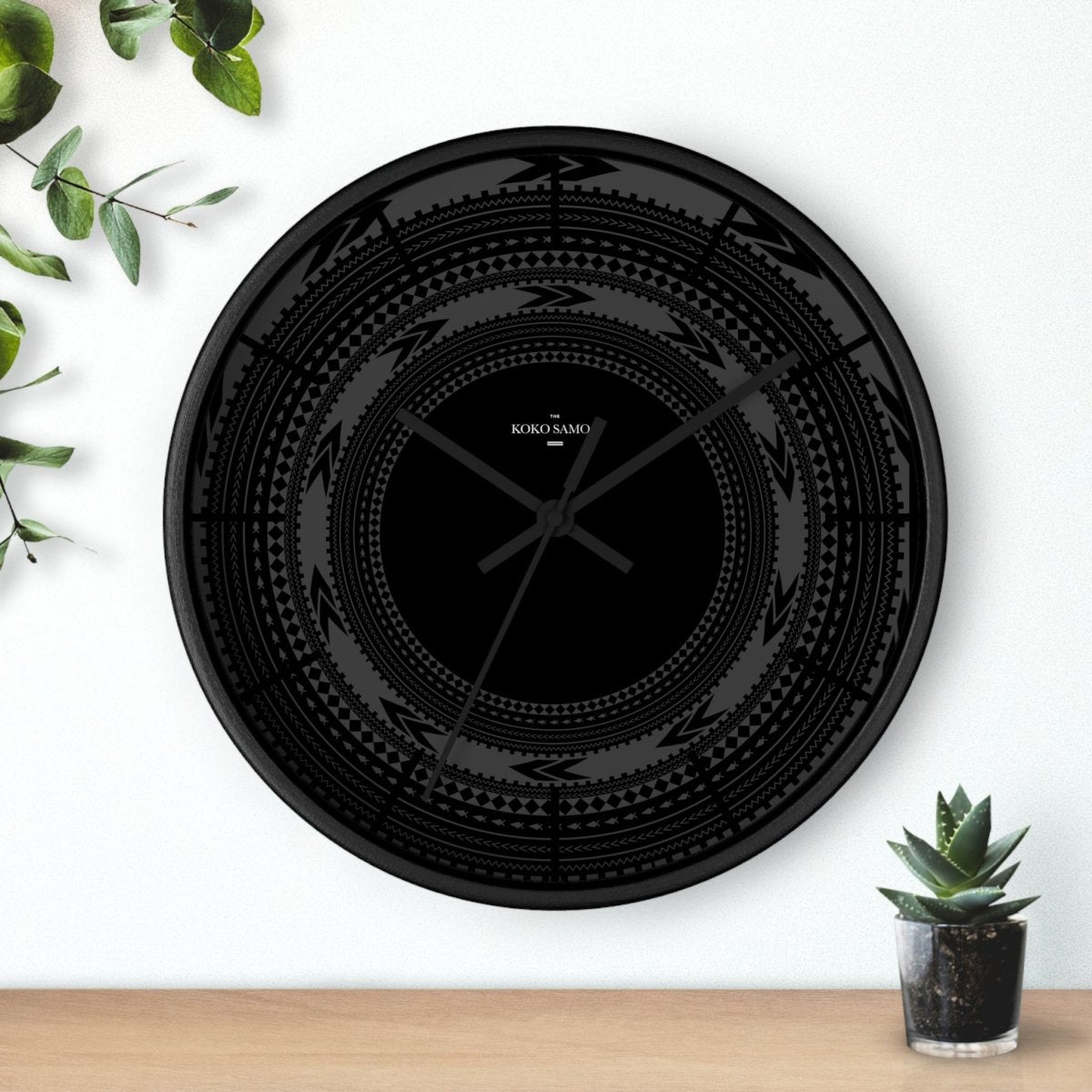 Wall Clock - Black Pea - AU/NZ/USA - The Koko Samoa