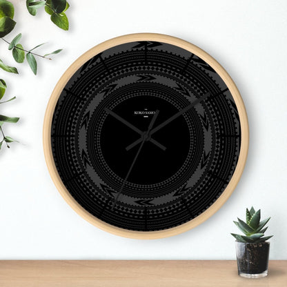 Wall Clock - Black Pea - AU/NZ/USA - The Koko Samoa