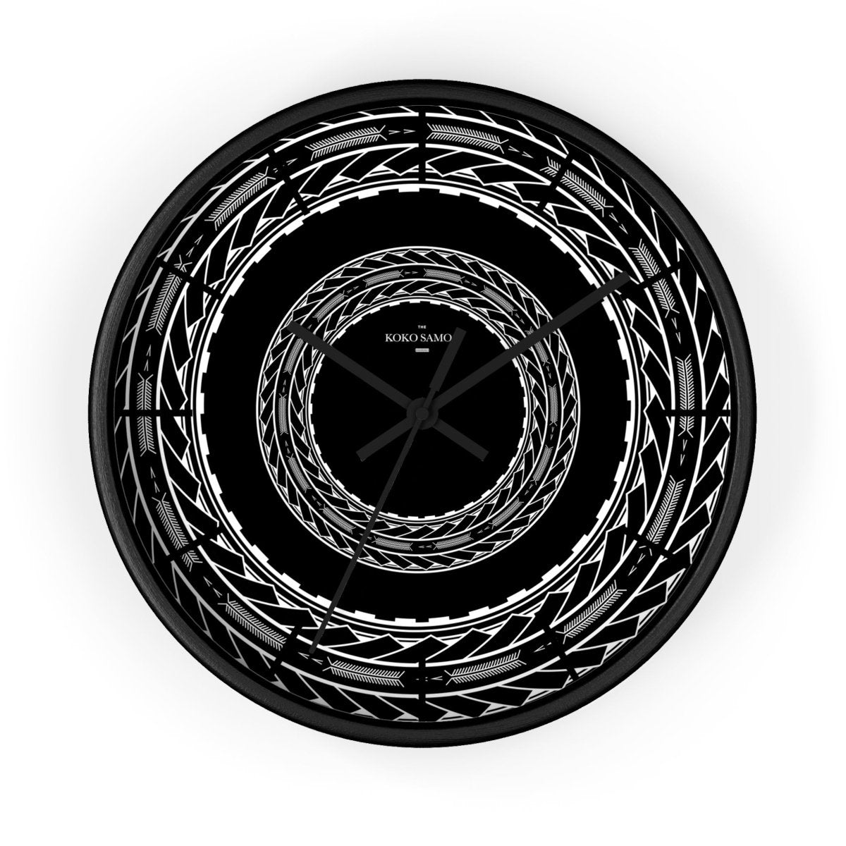 Wall Clock - Samoan Arrows - AU/NZ/USA - The Koko Samoa