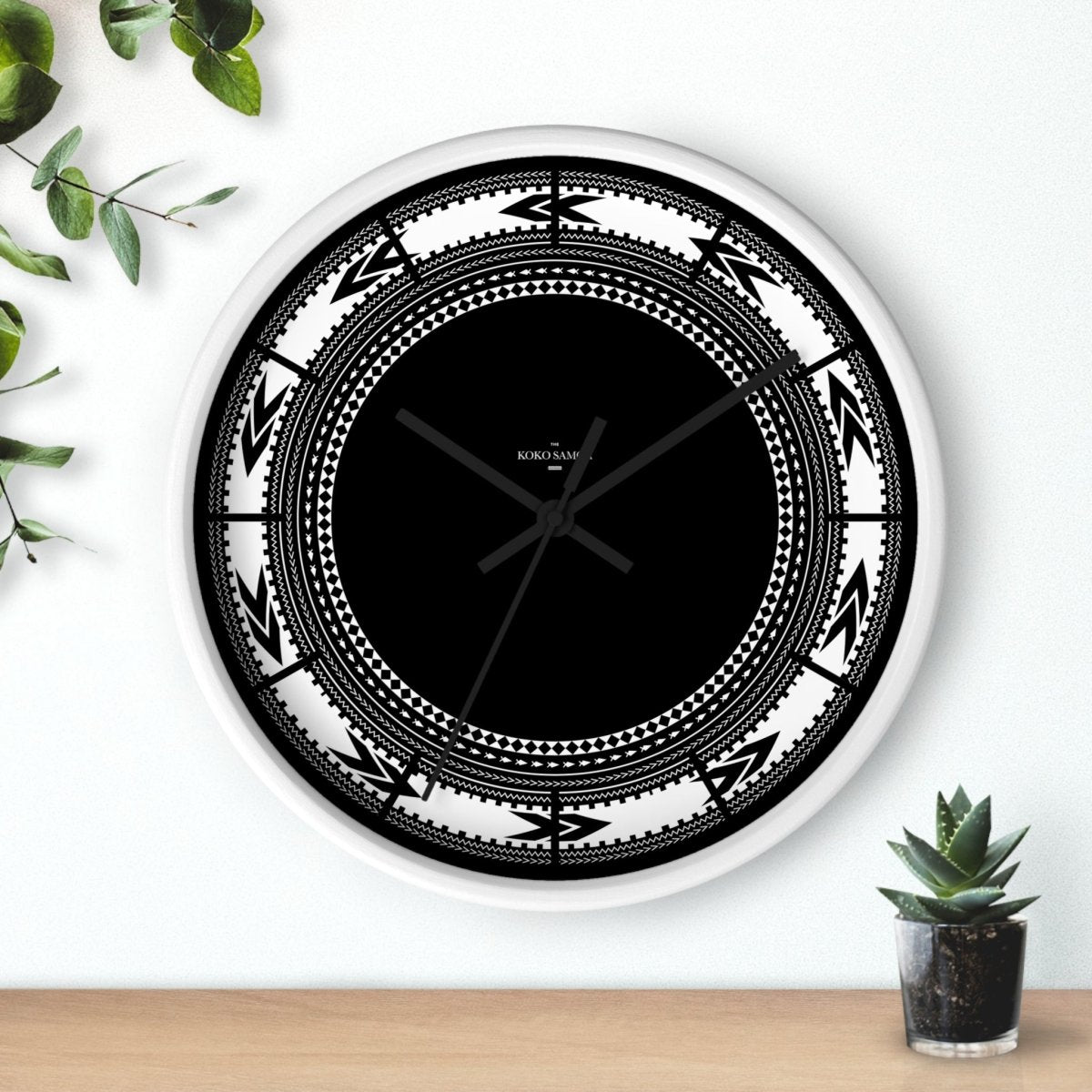 Wall Clock - White Pea - AU/NZ/USA - The Koko Samoa