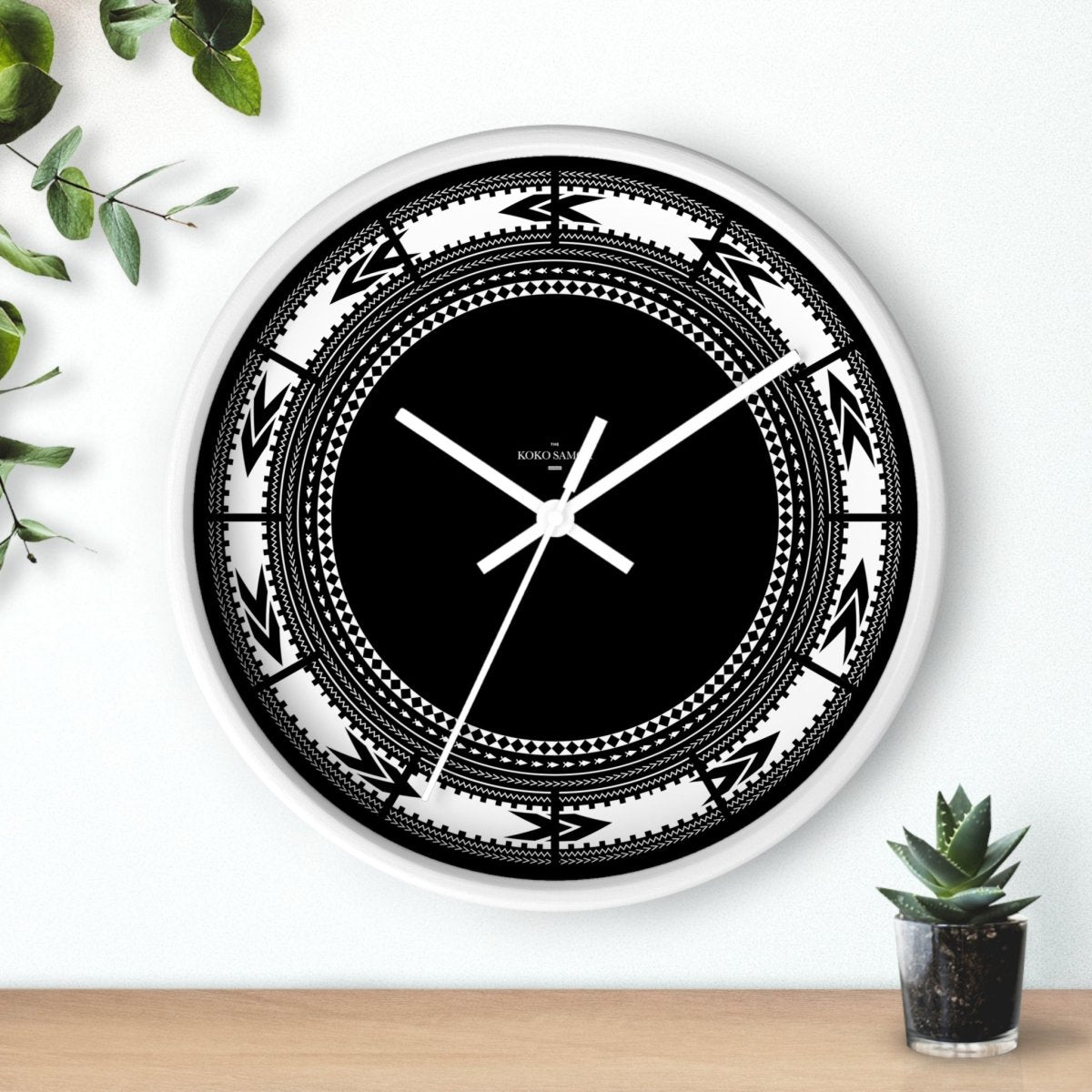 Wall Clock - White Pea - AU/NZ/USA - The Koko Samoa