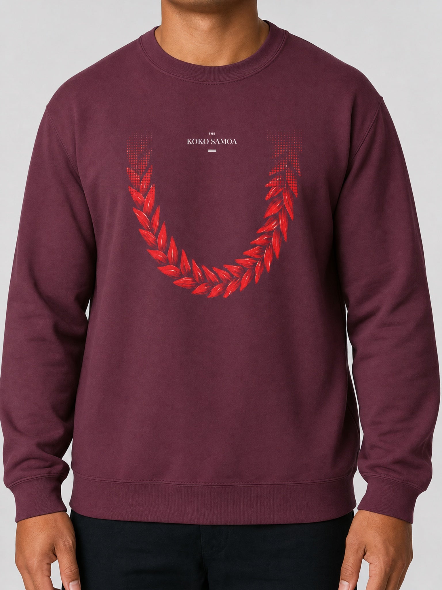 Unisex Heavy Sweatshirt - Ula Fala on a light grey studio background