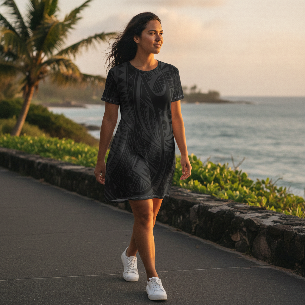 T-Shirt Dress - Warrior - AU/NZ/USA