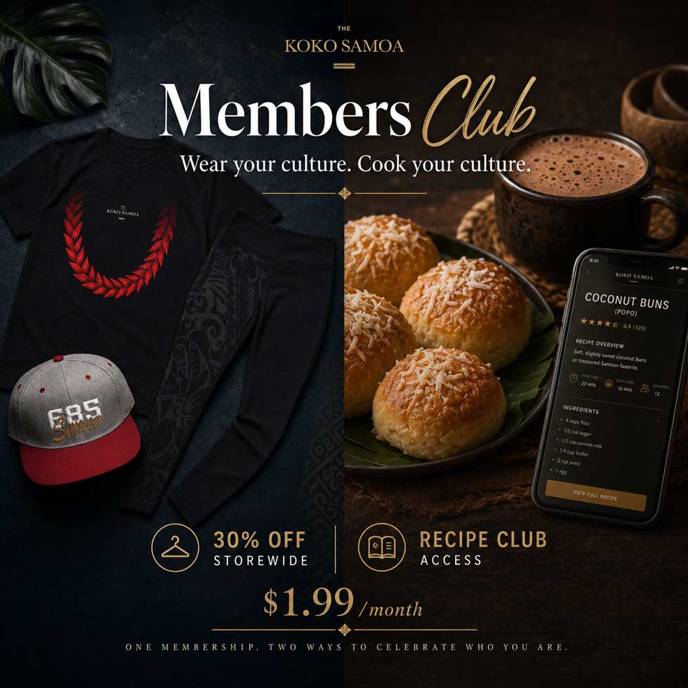 The Koko Samoa Members Club - The Koko Samoa