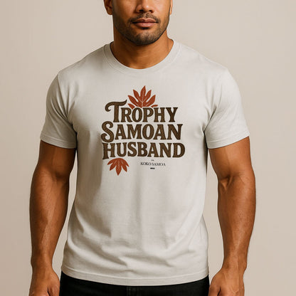 Soft Men's Tee - Trophy Samoan Husband - USA - The Koko Samoa