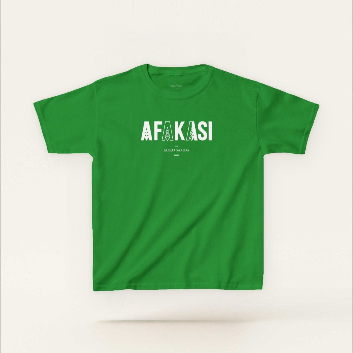 Navy kids unisex tee by The Print Bar featuring Afakasi design, made for children in AU/NZ, casual kids' clothing.
