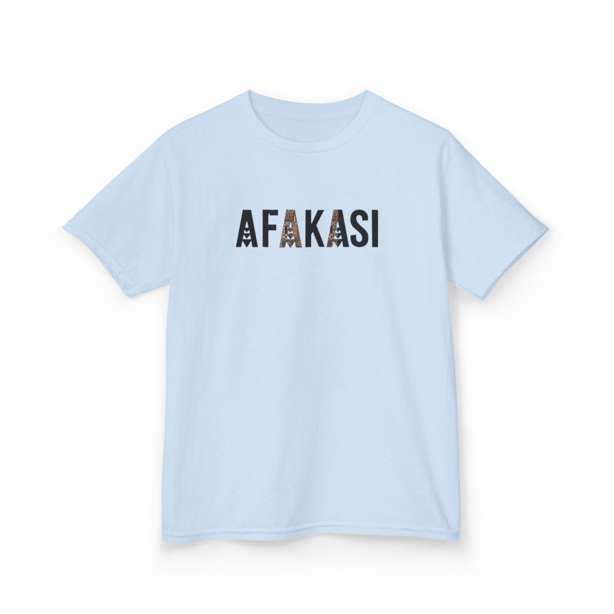 Kids unisex navy tee from The Print Bar featuring Afakasi design, ideal for Australian and New Zealand children.