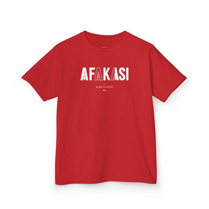 Kids Unisex Cotton Tee - Afakasi - AU/NZ - The Koko Samoa