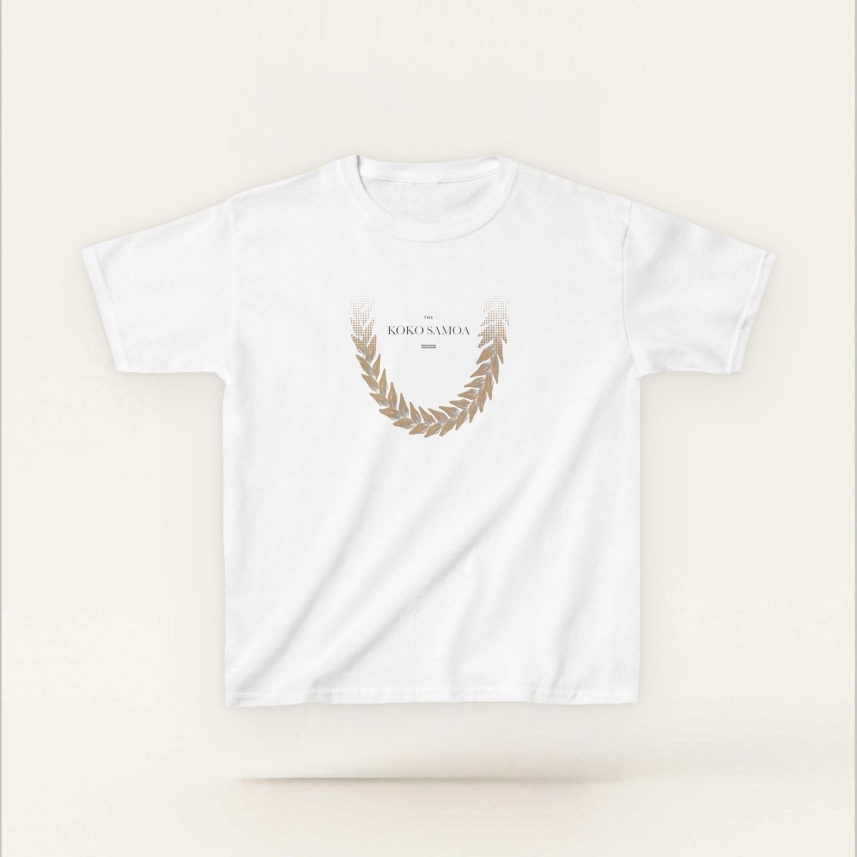 Kids unisex T-shirt by The Print Bar in brown, featuring a casual design for children, suitable for boys and girls.
