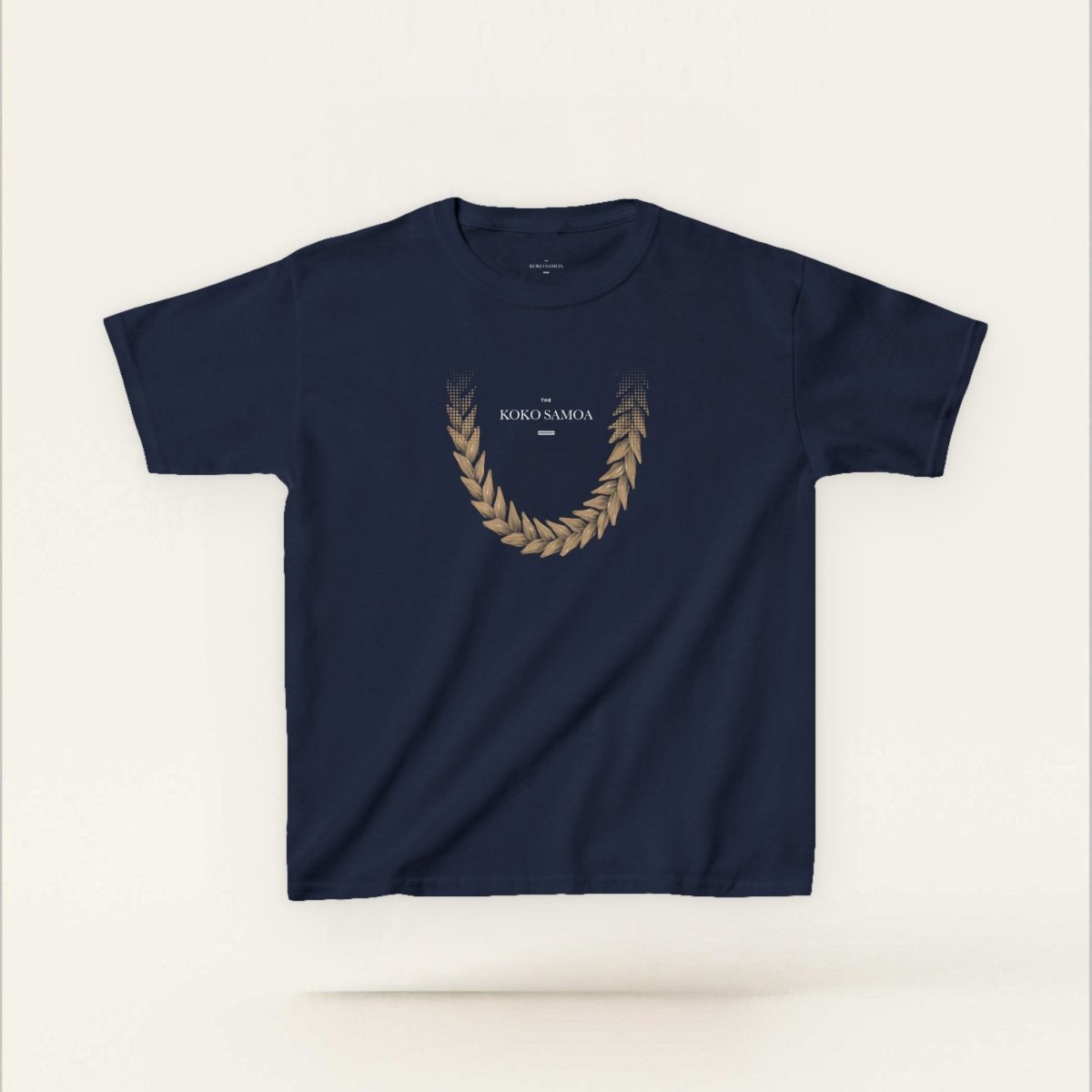 Ula Fala Brown kids tee, The Koko Samoa