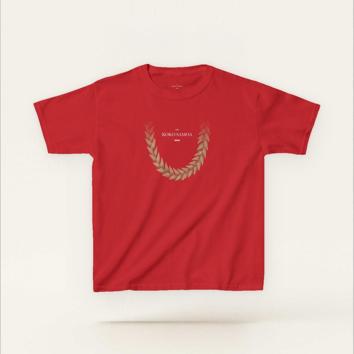 Kids unisex T-shirt by The Print Bar featuring Ula Fala brown design, suitable for children, in a comfortable, casual style.