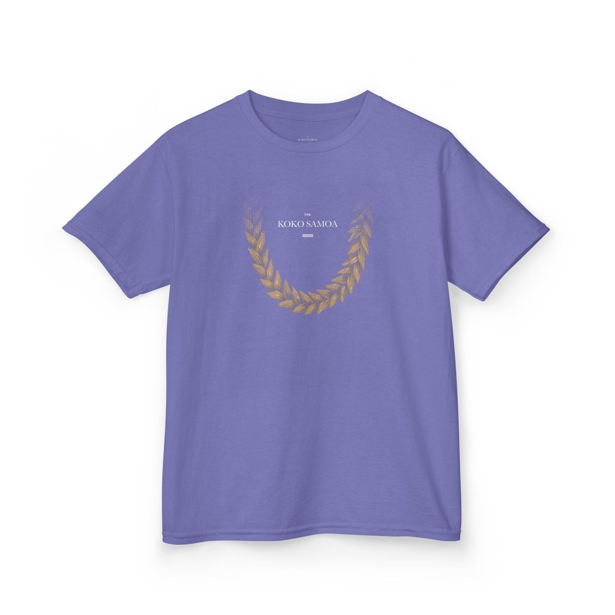 Ula Fala Brown kids tee, The Koko Samoa