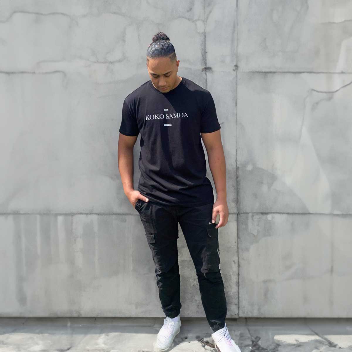 Black unisex T-shirt The Brand Classic collection, made of soft fabric, size XS.