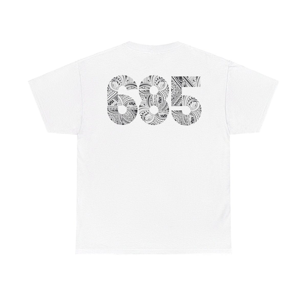 White unisex heavy T-shirt by The Print Bar, featuring a comfortable fit and durable fabric, ideal for casual wear.