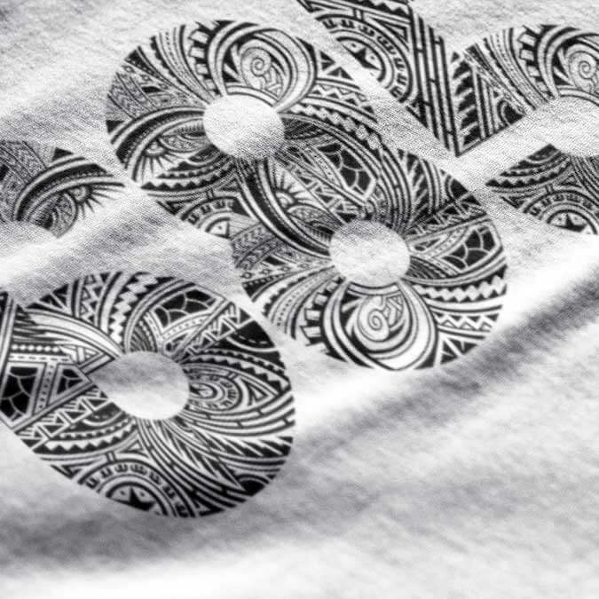 White unisex heavy T-shirt by The Print Bar, casual fit, featuring a classic crew neckline and durable fabric.