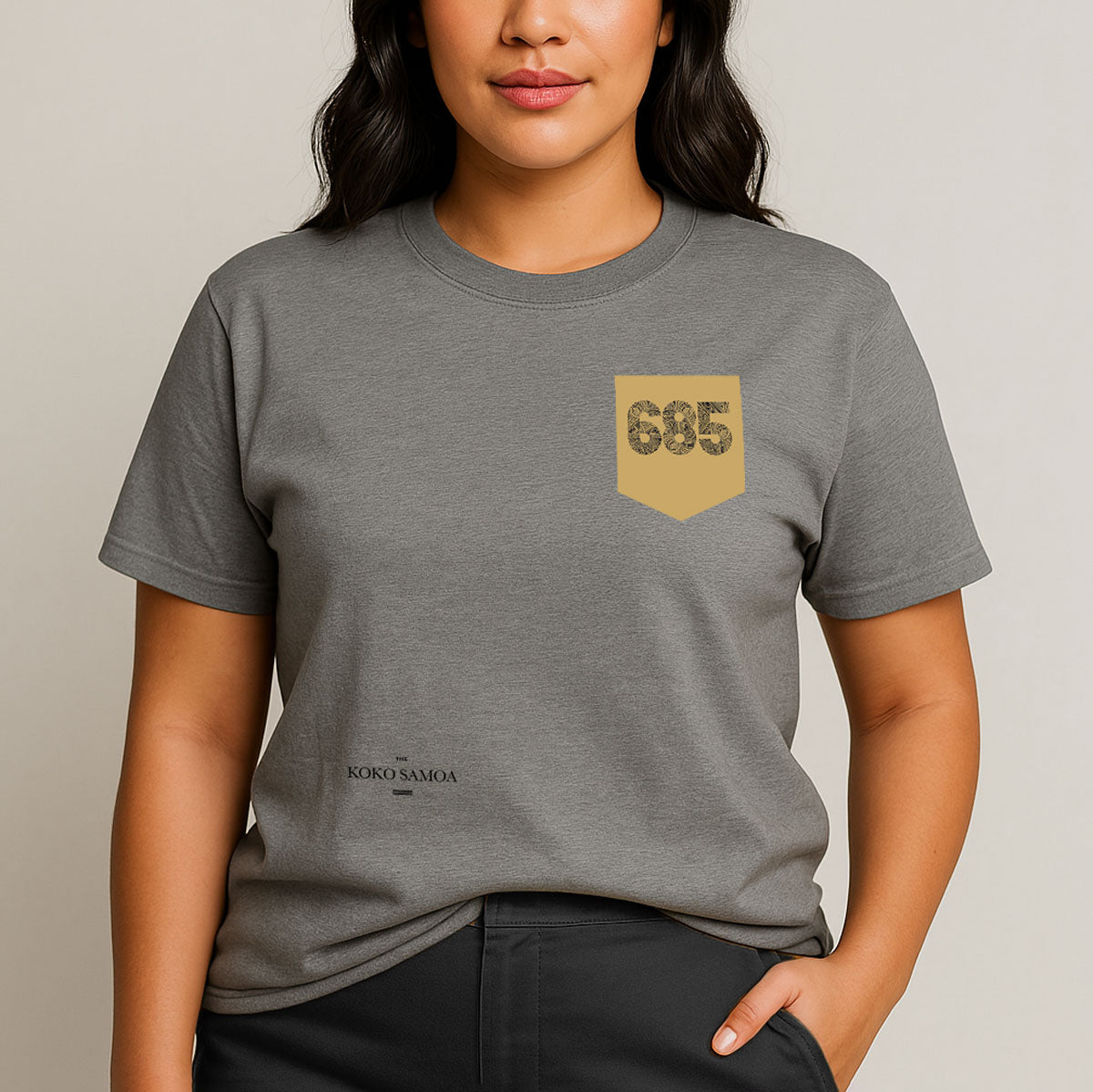 Soft Unisex Tee - '685 Pocket' Print - AU/NZ