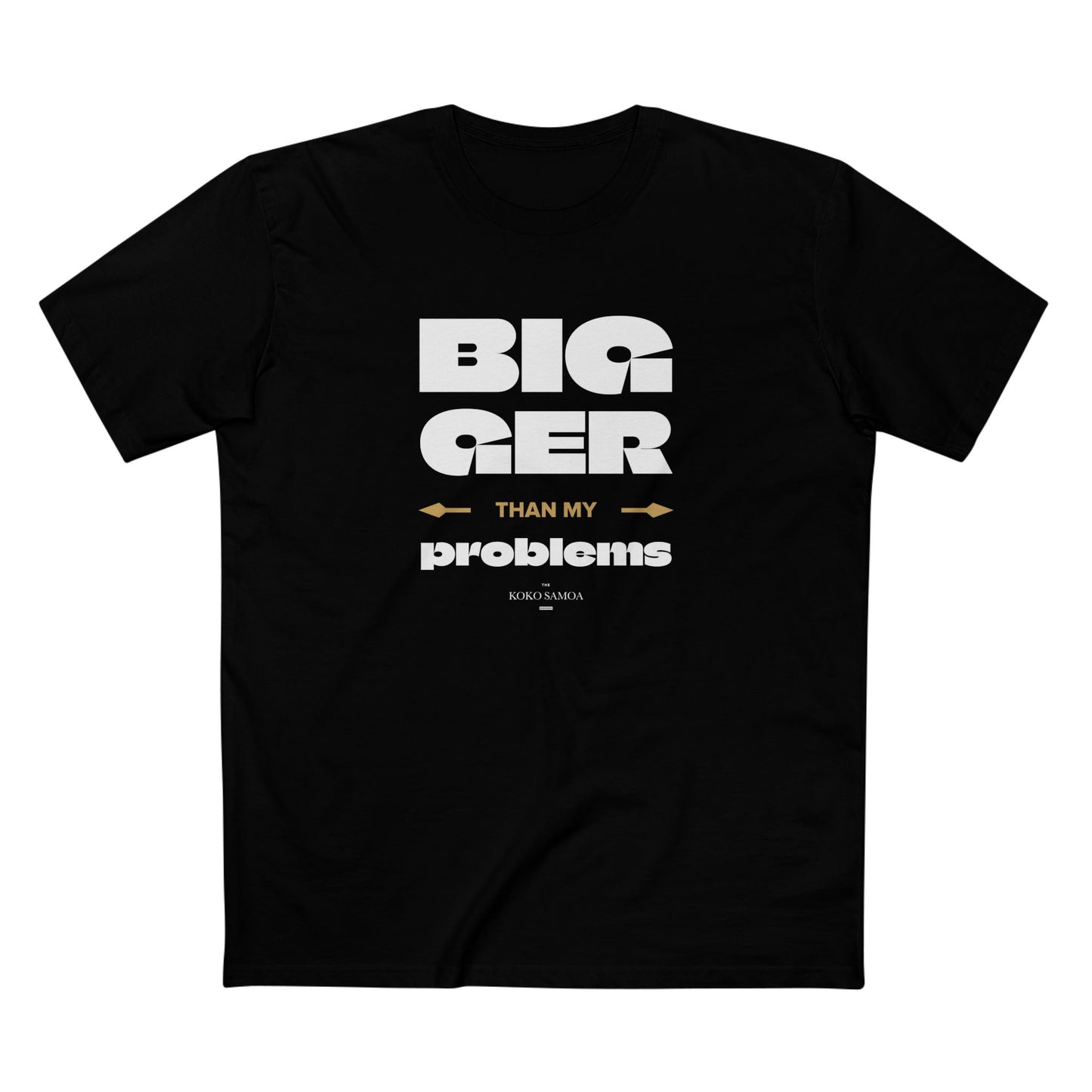 Soft Unisex Tee - Bigger Than Problems - Personalised - AU/NZ